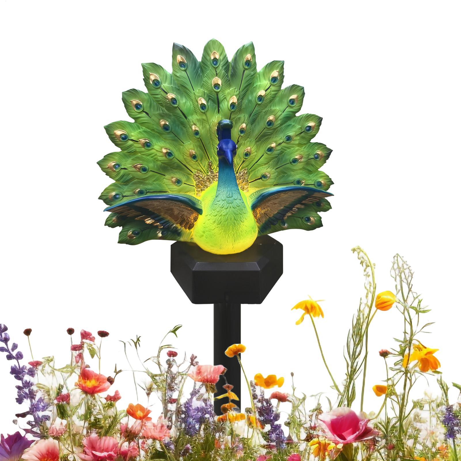 Solar Powered Bird Decor Solar - Outdoor Power Stake recension och pris