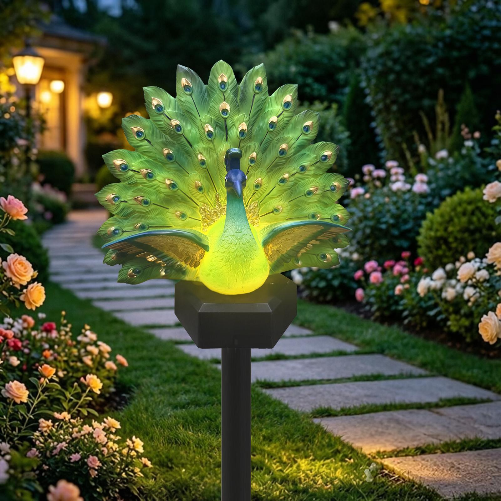 Solar Powered Bird Decor Solar - Outdoor Power Stake recension och pris