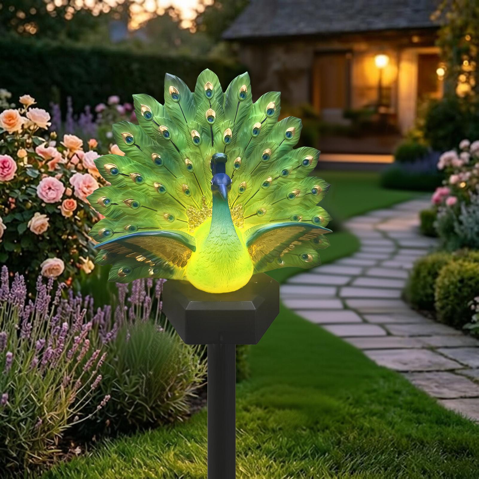 Solar Powered Bird Decor Solar - Outdoor Power Stake recension och pris