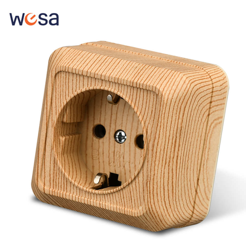WESA Wood Wall Surface Socket  - Outdoor Power Plus recension och pris