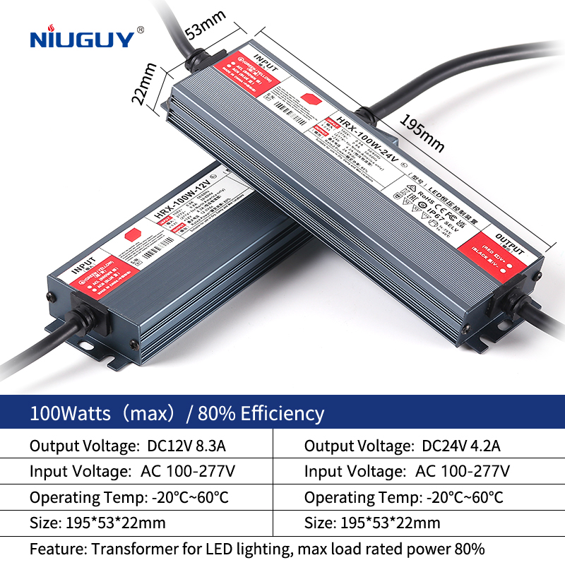 DC 12V 24V Outdoor Power Suppl - Outdoor Power Transformer recension och pris