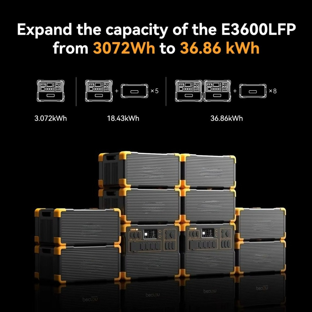 EP3800-48V Stackable LiFePO4 B - Portable Generator Inverter recension och pris