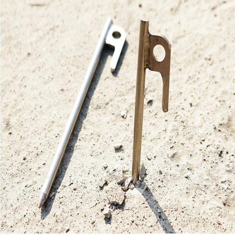 4Pcs Heavy Duty Steel Tent Peg - Outdoor Power Stake recension och pris