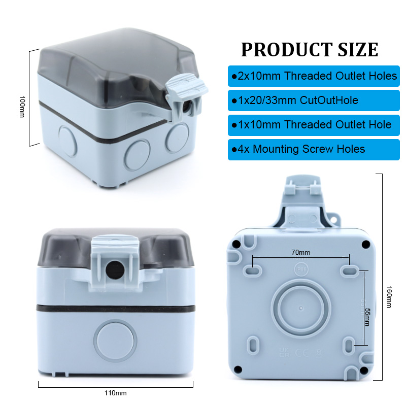 Outdoor Power Outlet Box Water - Outdoor Power Point Cover recension och pris
