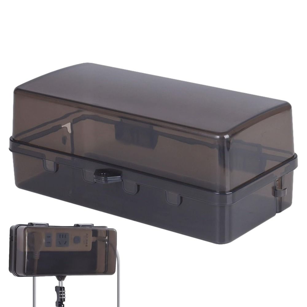 Portable Plastic Plug Box Anti - Outdoor Power Point Cover recension och pris