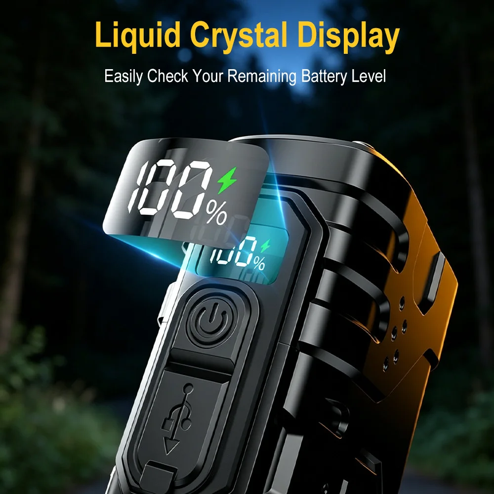 BORUIiT Hand Crank EDC LED Fla - Outdoor Power Inc recension och pris