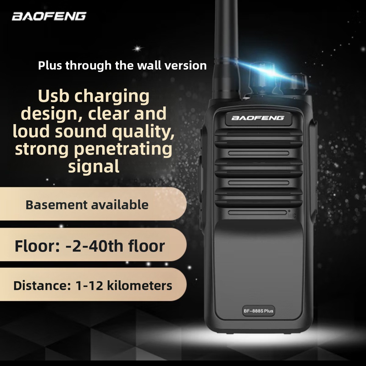 Baofeng BF-888S Plus Wall-pene - Outdoor Power Plus recension och pris