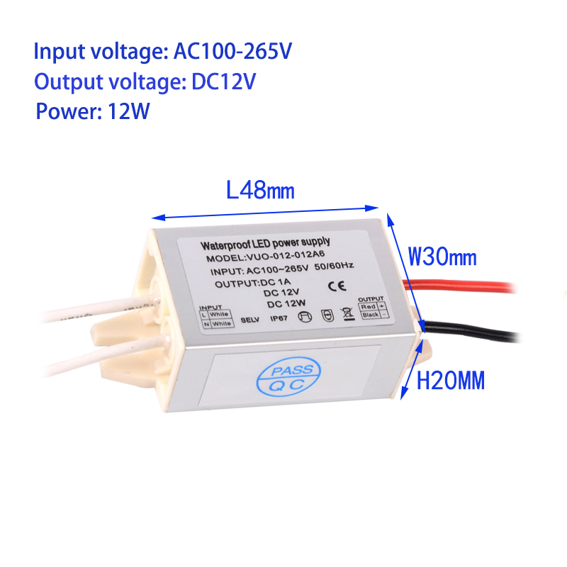 Slim Mini LED Driver Regulator - Outdoor Power Transformer recension och pris