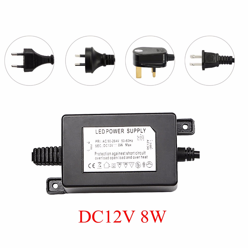 IP67 Waterproof DC12V 8W Trans - Outdoor Power Transformer recension och pris