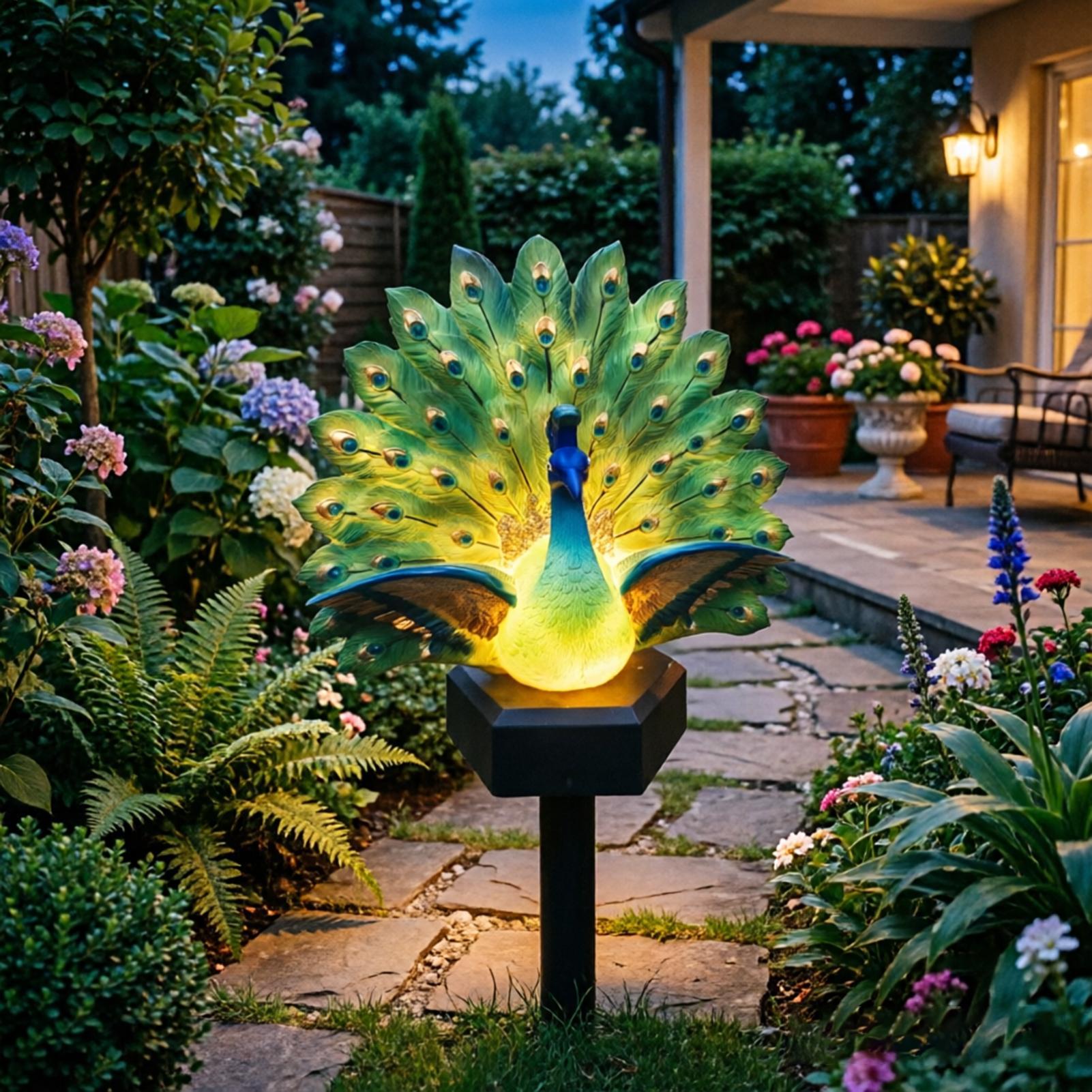Solar Bird Garden Decor Solar  - Outdoor Power Stake recension och pris
