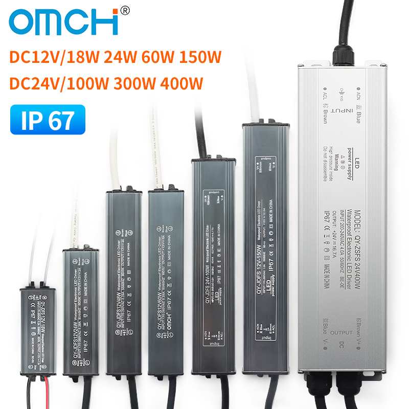 OMCH IP67 Waterproof Power Sup - Outdoor Power Transformer recension och pris