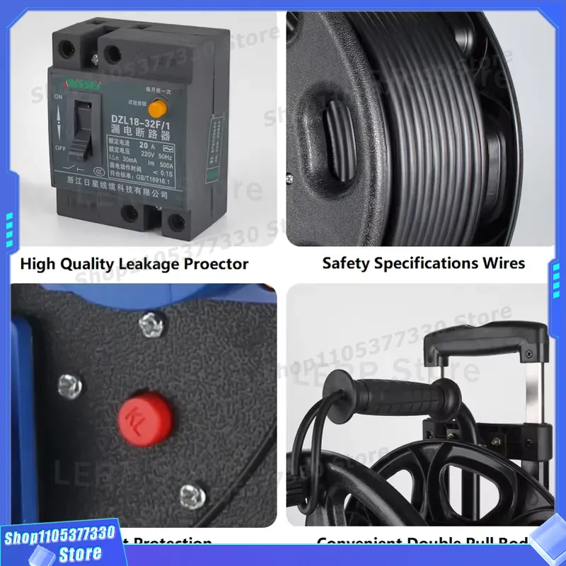 50m Heavy Duty Extension Lead  - Outdoor Power Lead recension och pris
